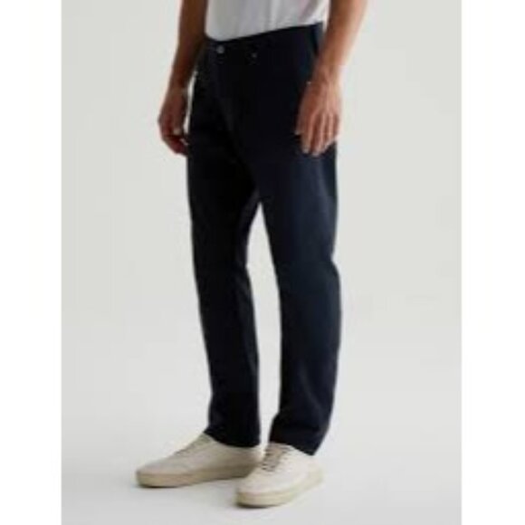 Adriano Goldschmeid Men's The Graduate Tailored leg Pants Navy Blue Size 34x32 - Picture 1 of 9
